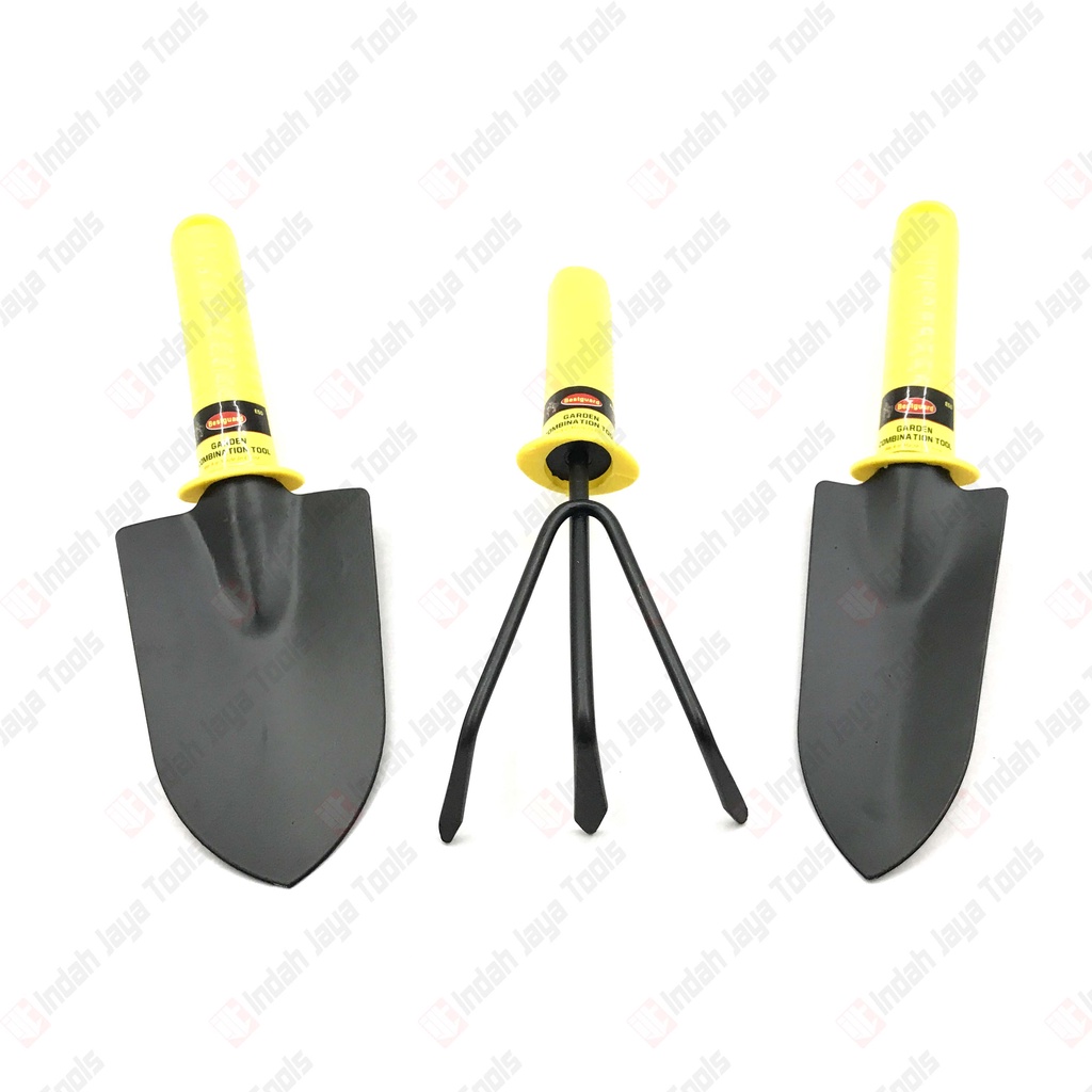 BESTGUARD Garden Tool Set 3 Pcs - Alat Berkebun Kebun Taman Sekop Mini Garukan