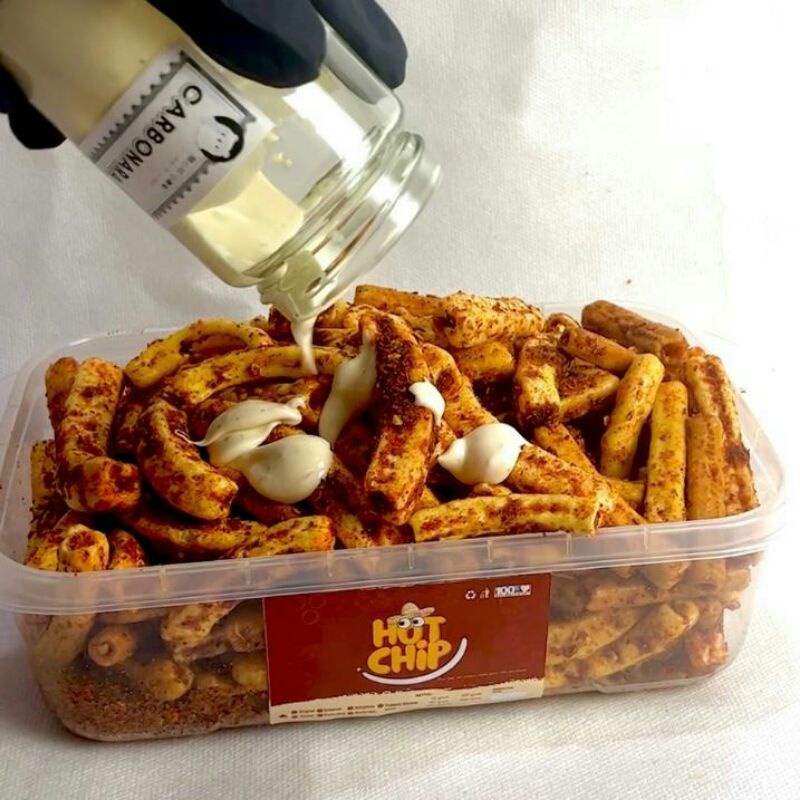 

Snack Beash Hot Chip Spicy Potato Stick - Mukbang Sekeluarga