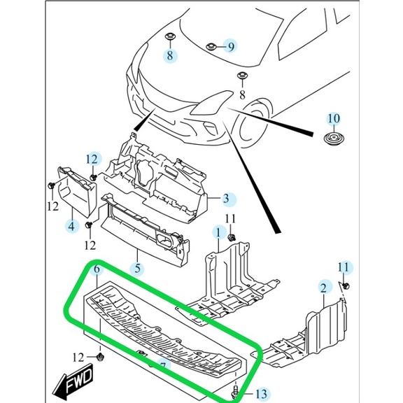 Cover Mesin Kolong Depan Suzuki New Baleno Hatchback ASLI SGP!