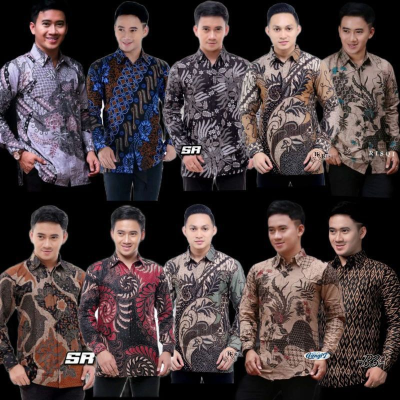 KEMEJA BATIK LENGAN PANJANG KATUN PREMIUM MODEL TERBARU MURAH MERIAH