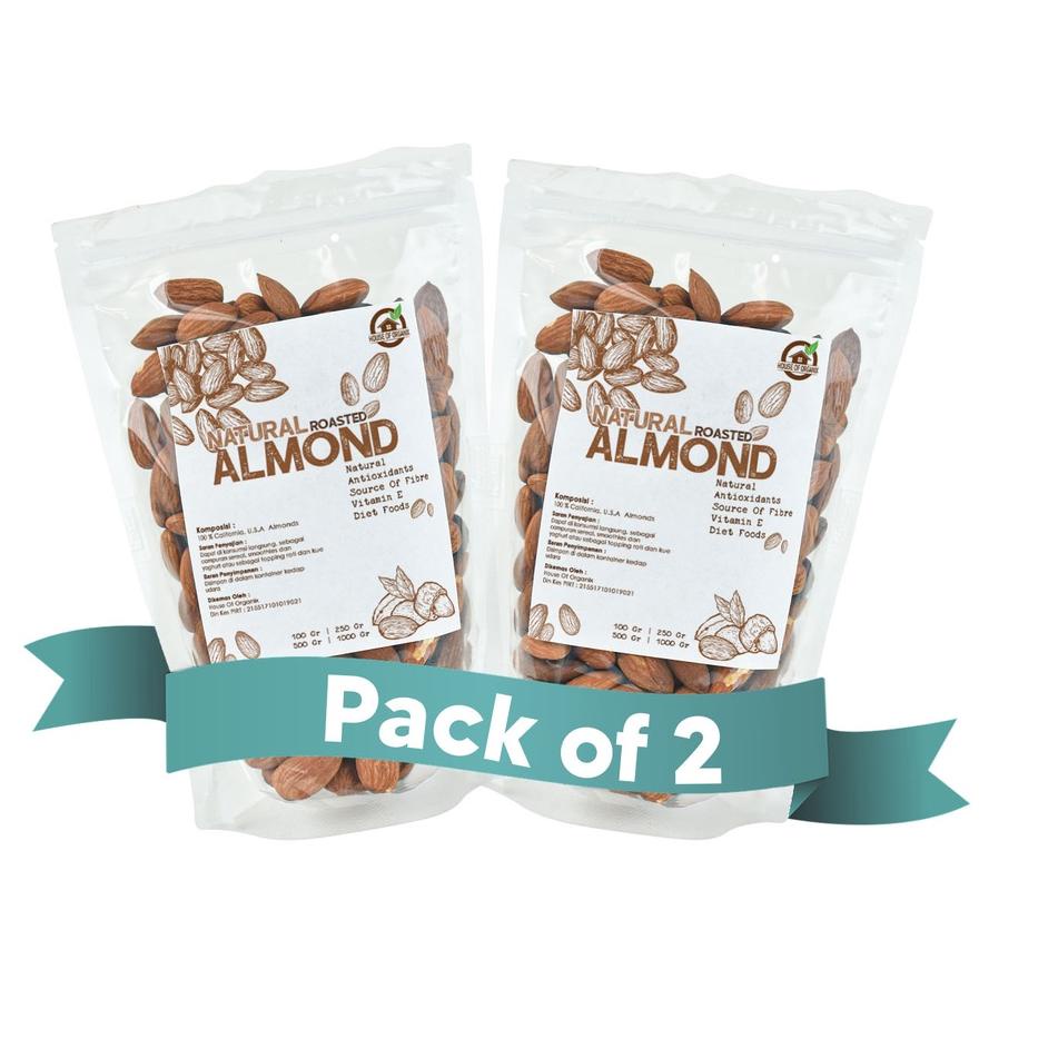 

☛ House Of Organix Pack Of 2 Roasted Almond 250 Gr ✷