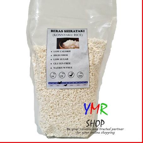 

۩ Beras Shirataki 500Gr Sirataki Shiratake Konnyaku Konyaku Nasi Rice Untuk Diet Porang Murah ♫