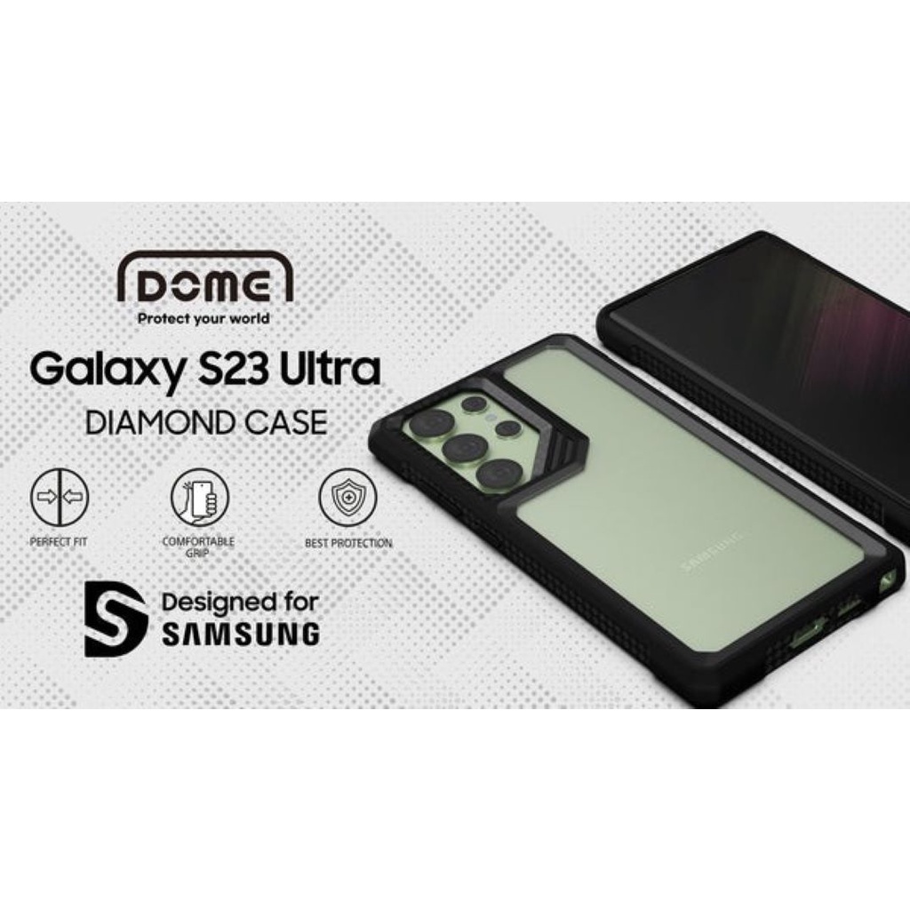 Whitestone Diamond Bumper Case for Samsung S23 Ultra Official Samsung