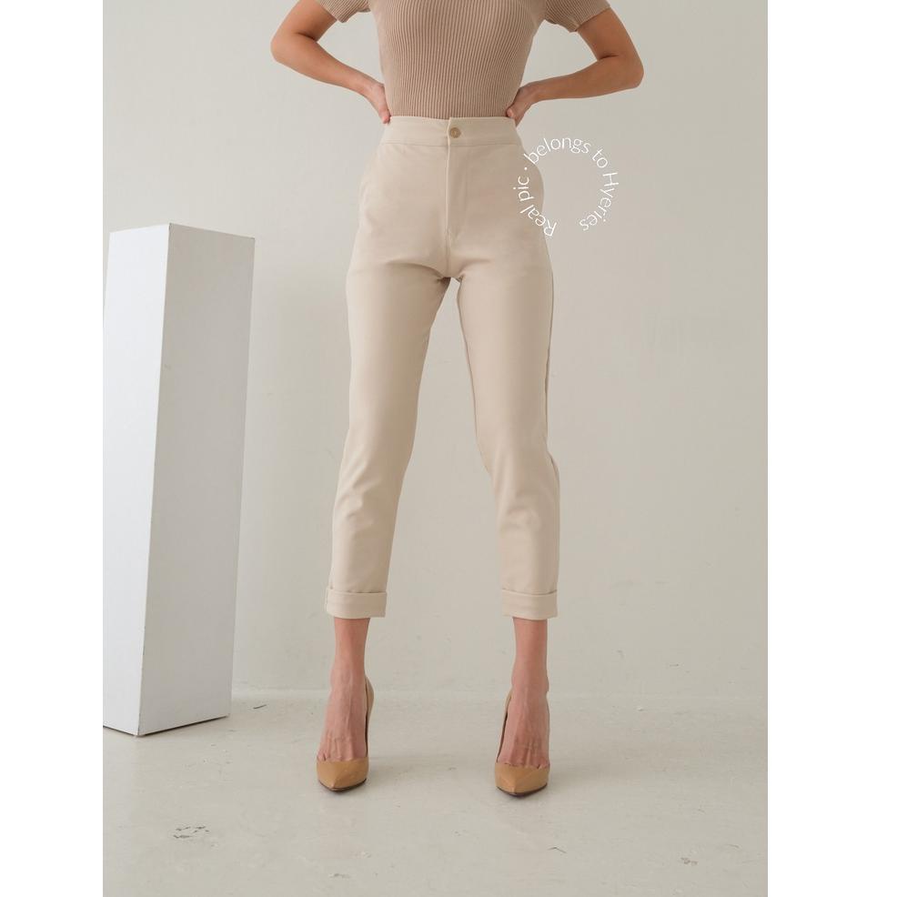 Harga Termurah HYERIES COMFY +++ Haneul Hhwaist Pants / Celana Panjang Wanita /  Ankle Pants / Celan