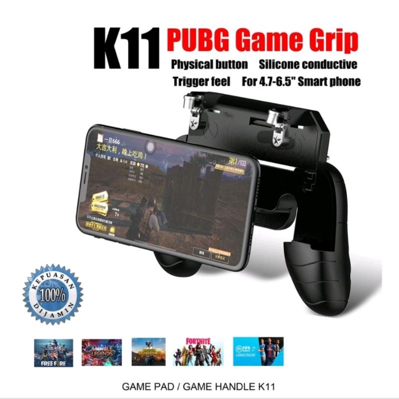 GAMEPAD / GAME HANDLE K11 Gaming Android IOS PUBG MOBILE LEGEND