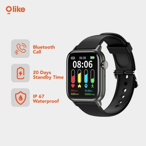 Olike Smartwatch W12C Bluetooth Call, Blood Pressure, Body temp - Garansi Resmi