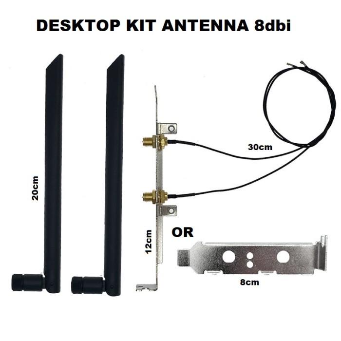 Antenna Ax200 Ax210 Ax201 9560 M2 Mhf4 Ipex4 Wifi Dual Antena Ngff 047