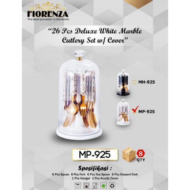 Sendok Set Marble Fiorenza