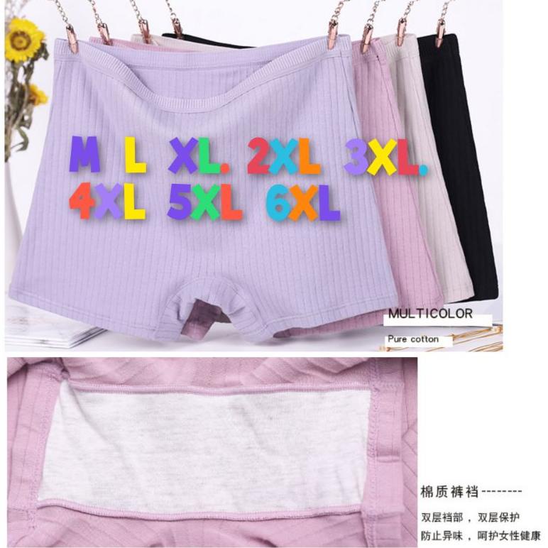 P98 CELANA DALAM SEAMLESS JUMBO 6XL BOXER HOT PANT WANITA IMPORT HALUS KATUN CD SEAMLESS TERBAIK ➪