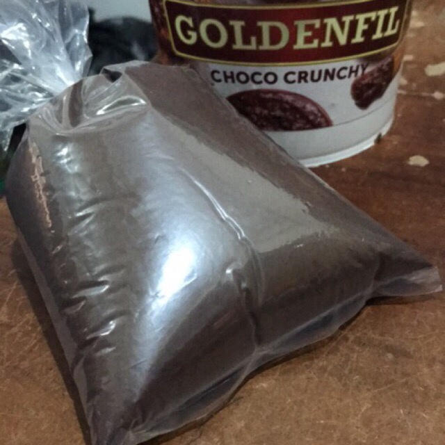 

Choco Crunchy Goldenfil - Selai Cokelat Repack 500gr