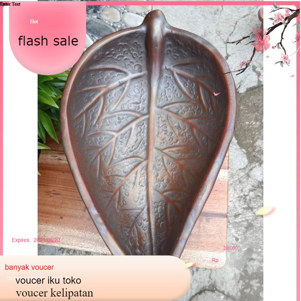 Piring BUAH Piring Prasmanan GERABAH Tanah Liat