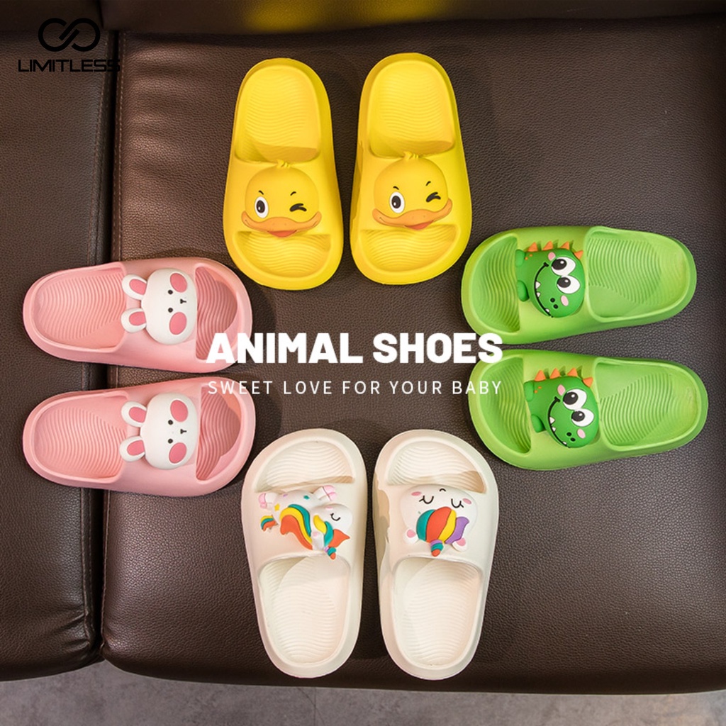 Sendal Slip On Anak GUMMY Unisex Anti Slip Eva Foam Sandal Slop Anak Laki Laki Dan Perempuan Slip On Phylon Empuk - Size 24 - 35 Karakter Jibbitz