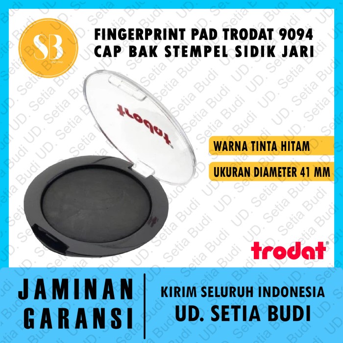 

Terlaris Fingerprint Pad Trodat 9094 Cap Bak Stempel Sidik Jari