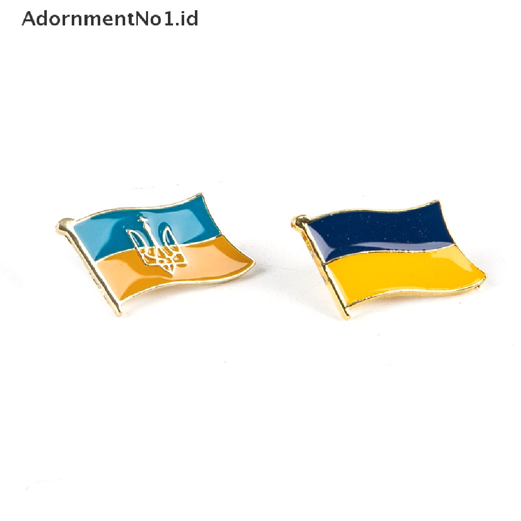 [AdornmentNo1] U.s.a &amp; Friendship Badge Flag Bros Bendera Nasional Kerah Pin Collections [ID]