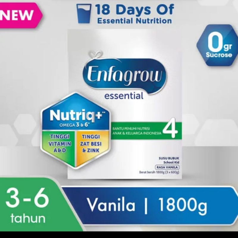 ENFAGROW ESSENTIAL 4 1800GR VANILLA