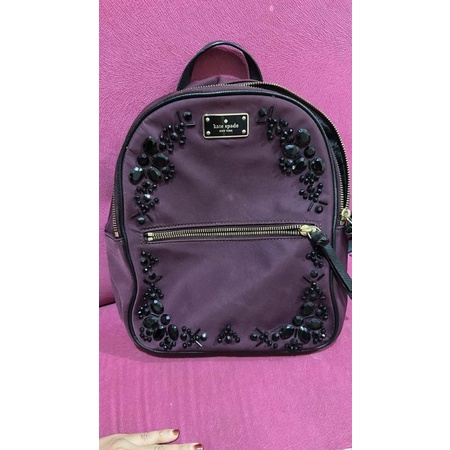 PL RANSEL KS KATE SPADE BACKPACK NYLON ORIGINAL AUTHENTIC PRELOVED