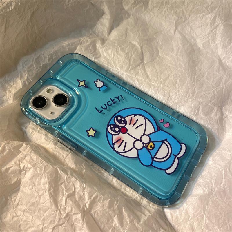 IPHONE Casing Ponsel Lembut Kucing Lucu Kompatibel Untuk Iphone14 13 11 12 Pro XS Max X XR 78 Plus Casing Transparan TPU Silikon Shockproof Cover