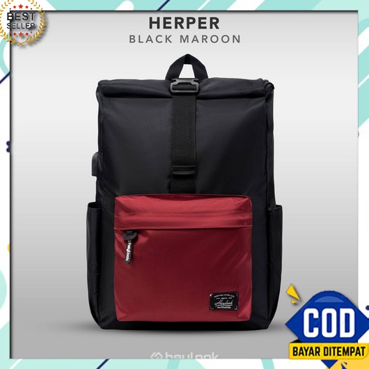 Tas Ransel Wanita Pria Dewasa Korea Style Waterproof Bodypack Buat Kerja Kantor Serba Guna Tenteng M