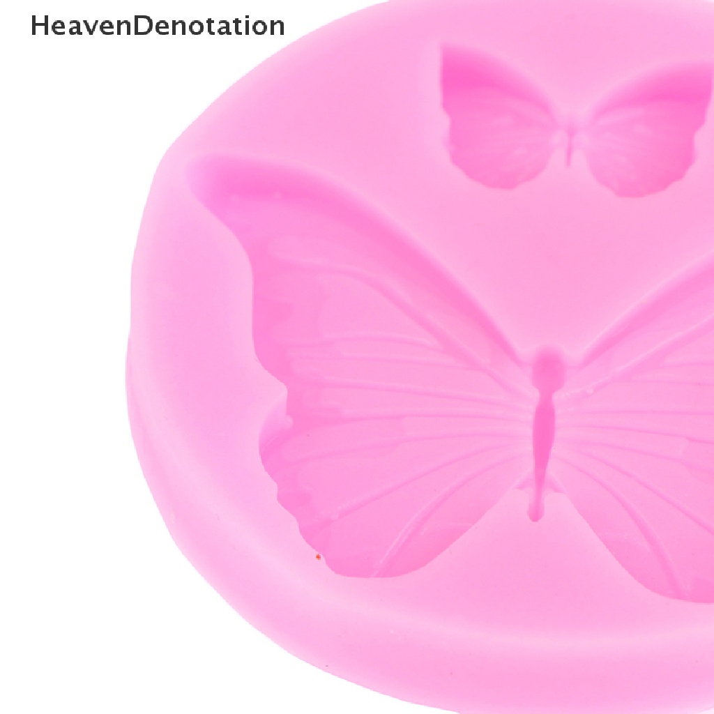 [HeavenDenotation] 1pc Cetakan Silikon Kupu-Kupu Mini Butterfly Cake Mold DIY Desserts Dekorasi HDV