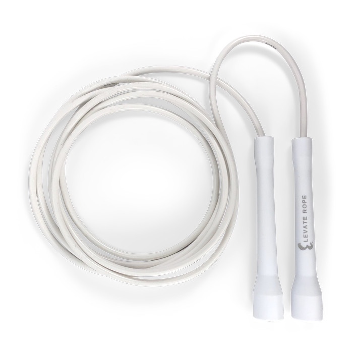 Best Seller Pvc Speed Elevate Rope Jumprope Skipping Rope - White Purity