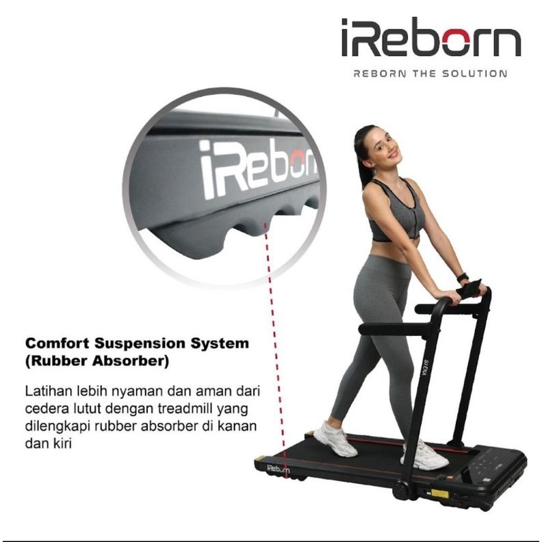 Free ongkir Treadmill Elektrik ireborn Siena