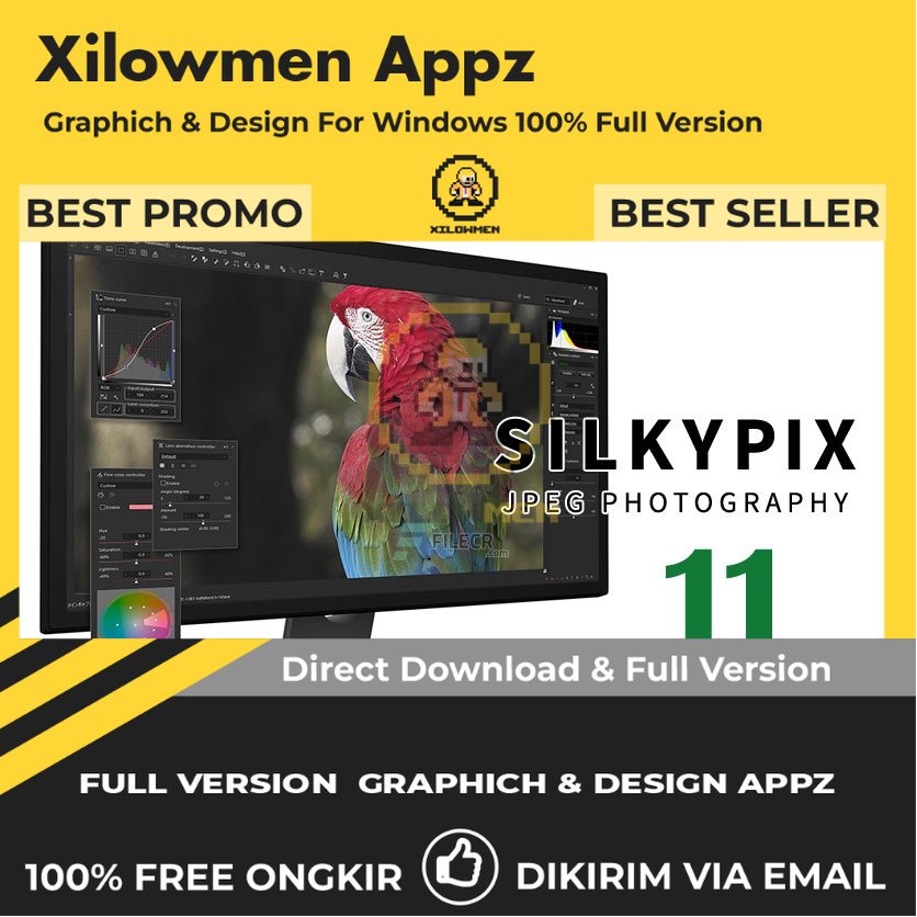 [Full Version] SILKYPIX JPEG Photography Pro Design Graphics Lifetime Win OS