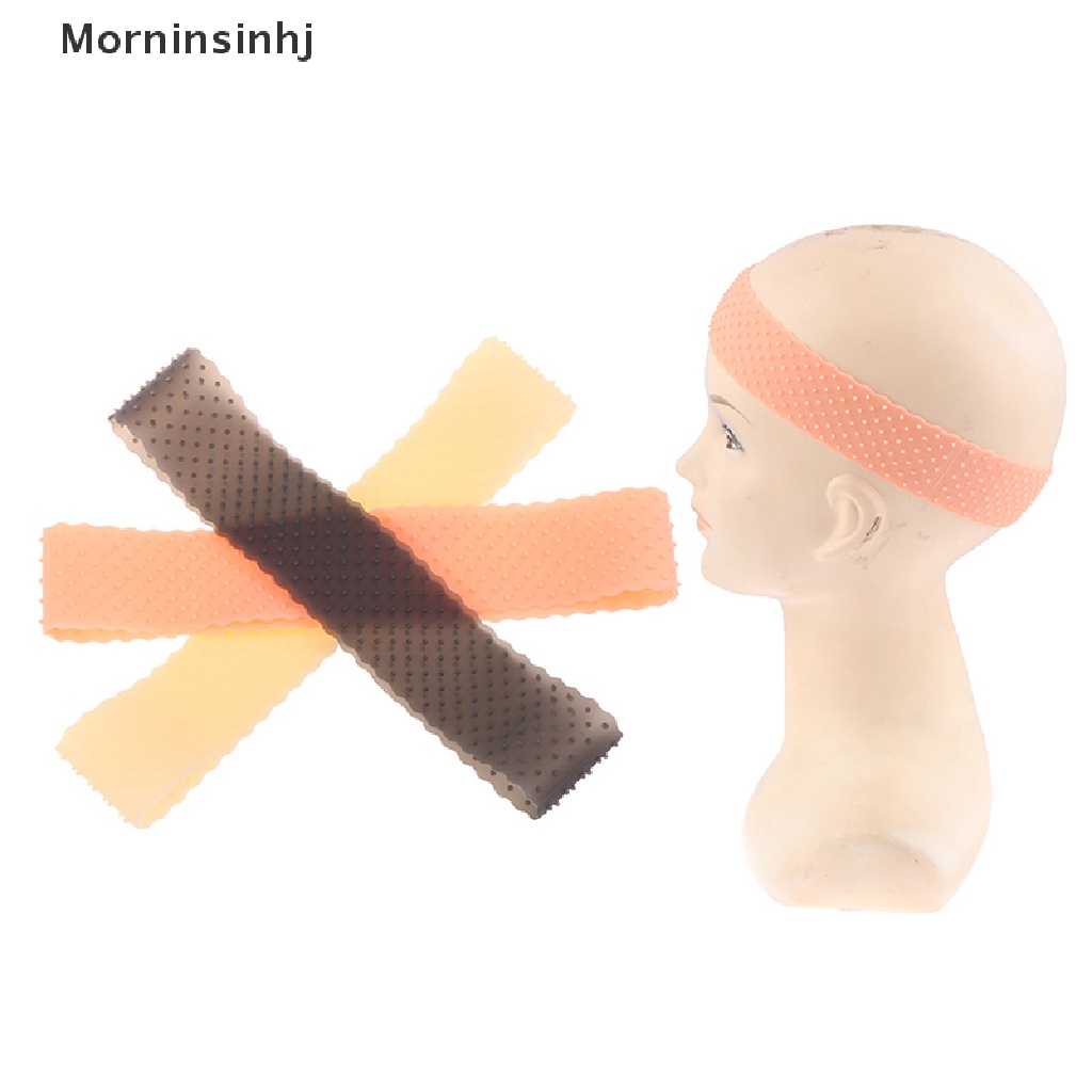 Mornin Bando Elastis Silikon Headwraps Untuk Memakai Wig Salon Hair Band Wig Grip Holder id