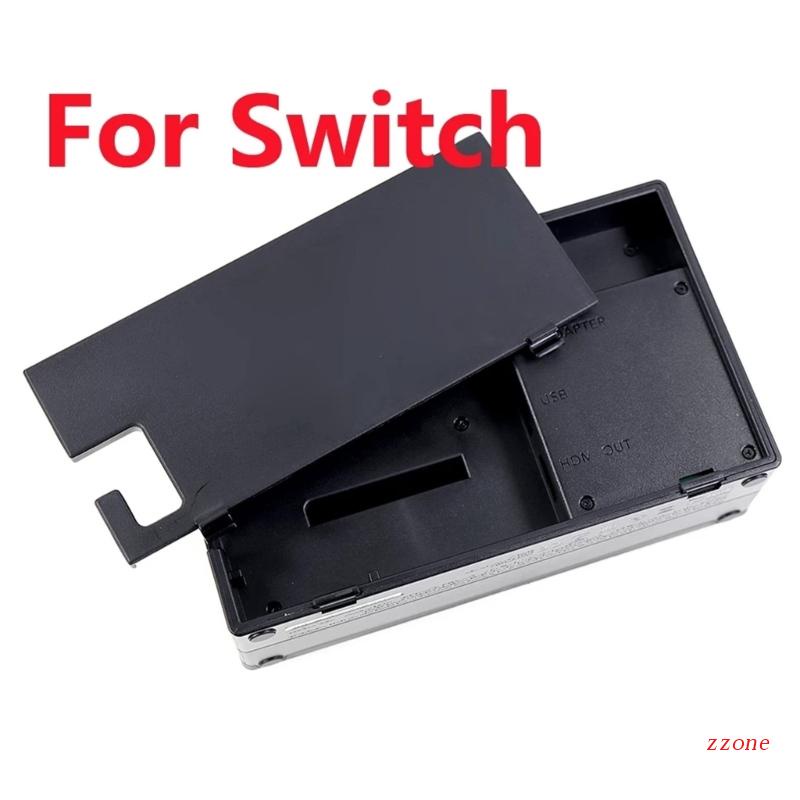 Zzz Charging Dock Housing Back Dock Base Flip Cover Penutup Belakang Untuk NS Switch Console