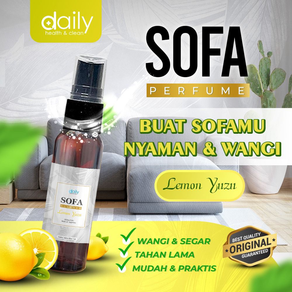 Parfum Sofa - Daily Sofa Perfume Pengharum Sofa Hilangkan Bau Sofa Antibacterial 100ml