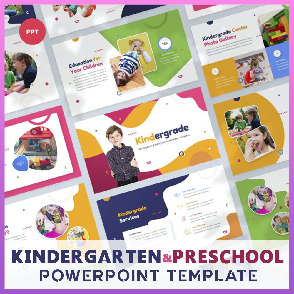 

NS Kindergrade - Kindergarten & Preschool PowerPoint Template
