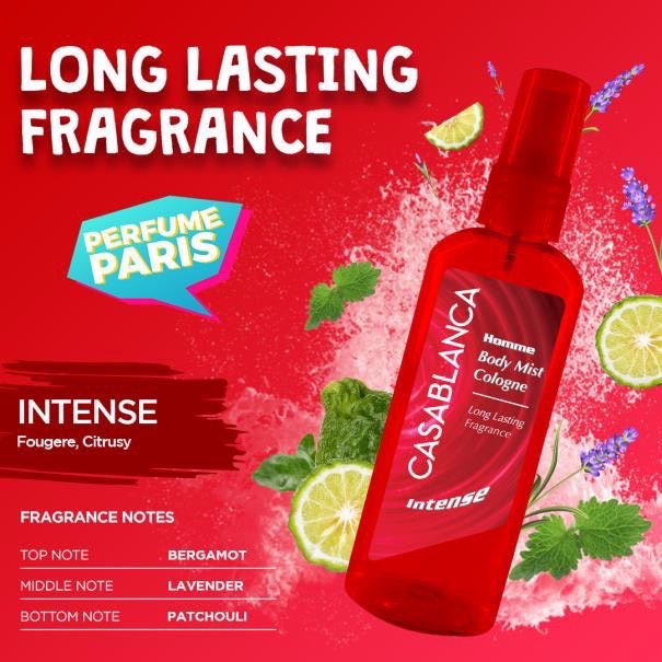 Casablanca Body Mist  Cologne Pria 100 ml