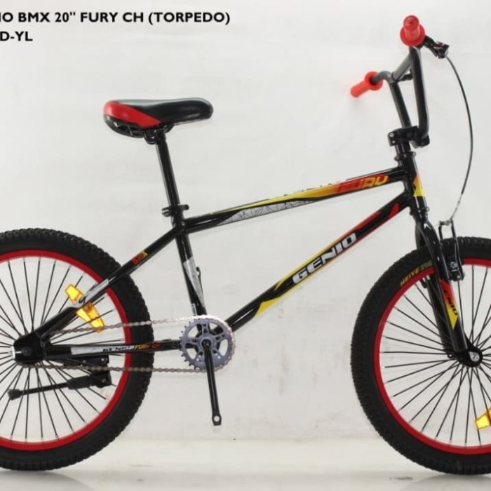 Sepeda Anak Bmx 20 Genio Fury Torpedo New #Original