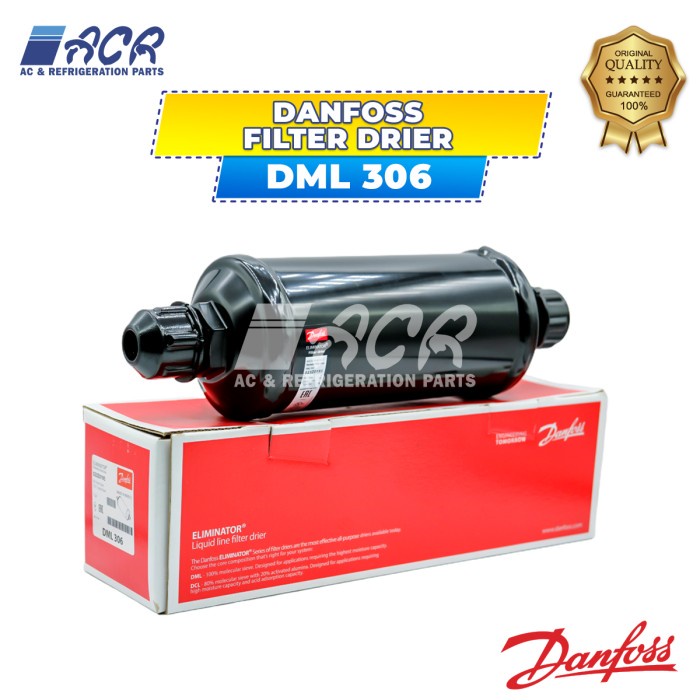 Terlaris Filter Drier Dml 306 (Dml Eliminator 3/4" Flare) - Danfoss