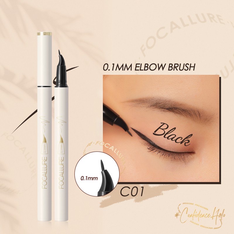 NIK - FOCALLURE Lasting Waterproof Liquid Eyeliner FA200 | Eye liner | Waterproof | Kosmetik Mata | BPOM ORIGINAL