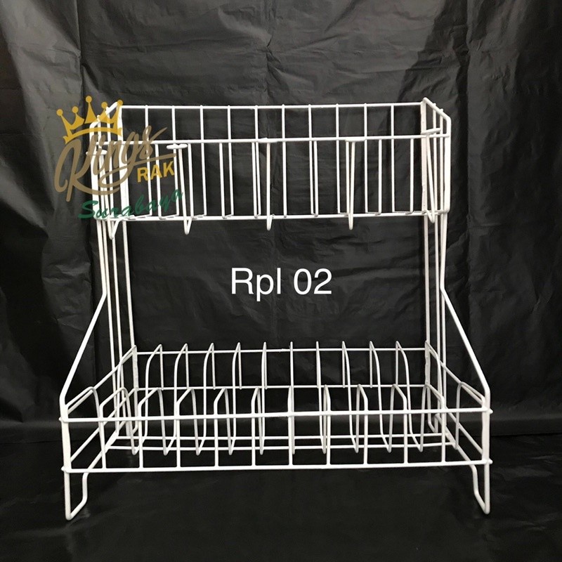 PROMO !!! RAK PIRING BESI SUSUN 3 BAHAN PREMIUM QUALITY - RAK PIRING WASTAFEL TERLARIS