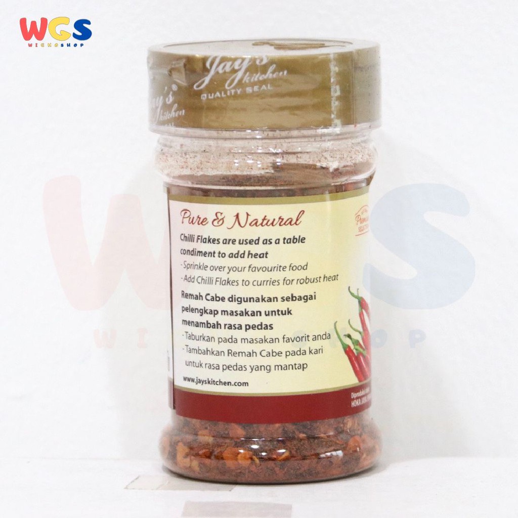 Jay's Kitchen Jays Chilli Flakes 45g - Remah Cabe