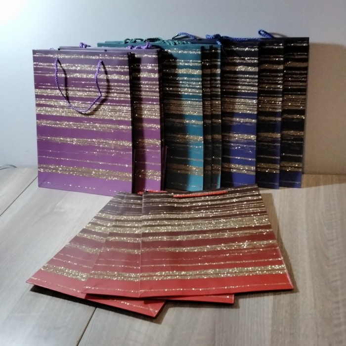 {{{{{{] Paper bag kecil motif sutera