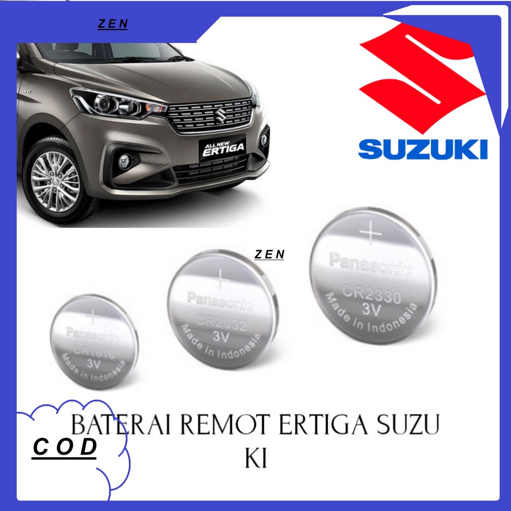 baterai remote kunci mobil Suzuki Ertiga immobilizer smartkey