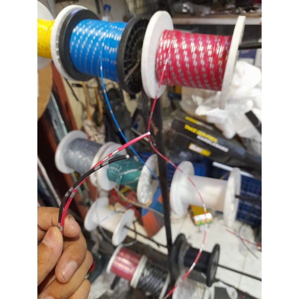 Slongsong Spiral Belah Kabel Motor Mobil 7 mm meteran