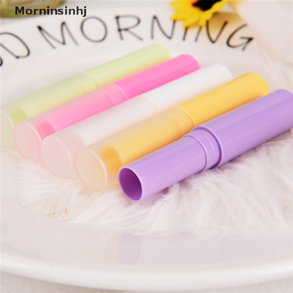 Mornin 10Pcs Tabung Bibir Kosong Wadah Lip Balm Plastik Lip Gloss Sub-Botol id