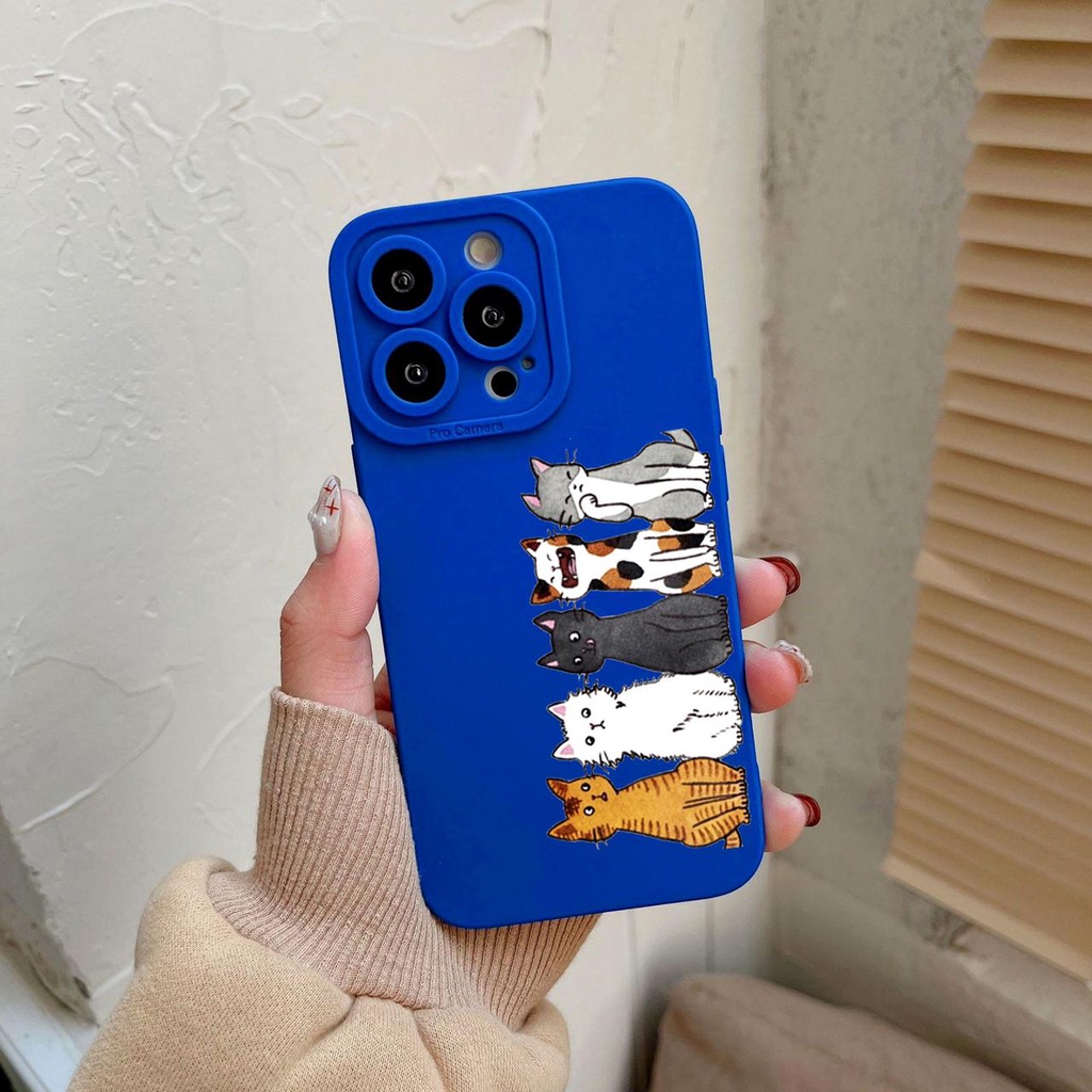 CC35 Softcase Cat for Xiaomi Redmi A1 A1+ 4A 4 4X 5 5A 5+ 6 6A 7 8 9 Prime 9A 9i 9C 9T 10 10C 10T 11 12 12T Lite Ultra S2 Ultra Note 5A Pro 10s 11 11s 11T Poco C40 F3 F4 K40 M3 M4 M5 X3 GT NFC 5G