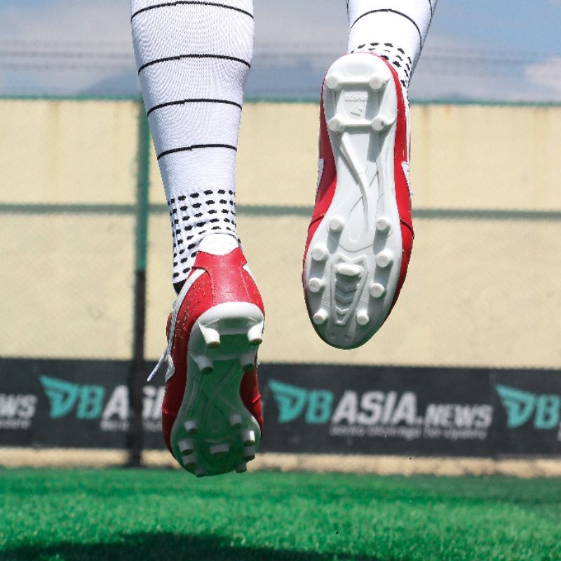 SEVSPO MAESTRO LEATHER (LEA) RED WHITE 100%KULIT