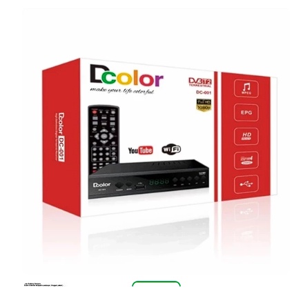 [𝐎𝐑𝐈𝐆𝐈𝐍𝐀𝐋] Set Top Box STB Digital TV Receiver merk DColor