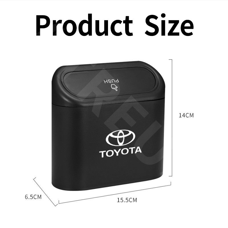 Tempat Sampah Mobil Toyota Gantung Tutup Flip Dustbin Tipe Tekan Storage Box Organizer Aksesoris Mobil Untuk Avanza Rush Kijiang Innova Razie Yaris Wish Corolla Cross