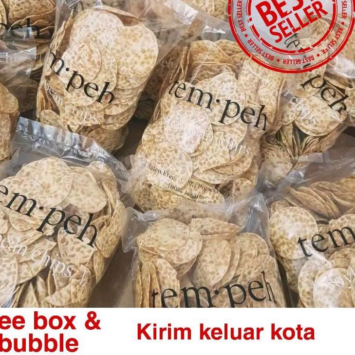

❀ KERIPIK TEMPEH KRIPIK TEMPE UKURAN L 500gr -GLUTEN FREE ☎