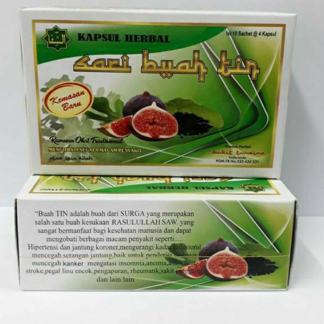 

Kapsul Sari Buah Tin (ORIGINAL) Obat Macam Macam Penyakit