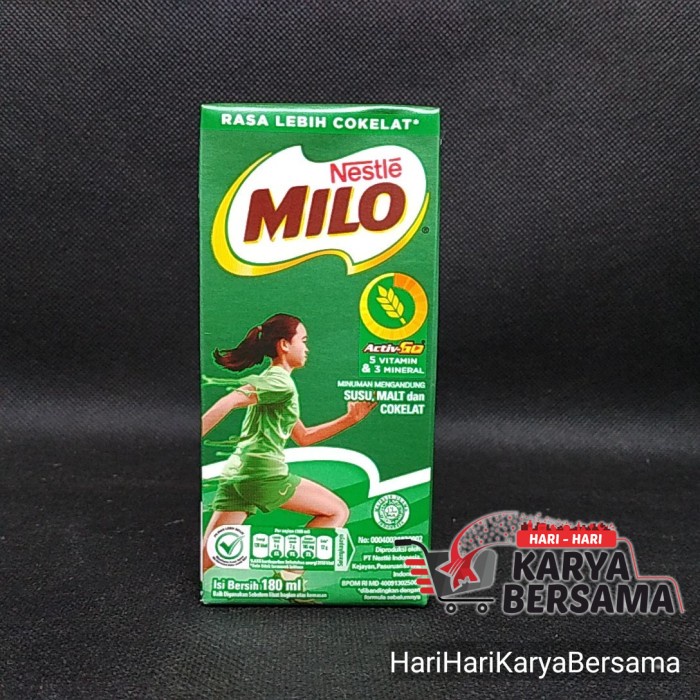 

MINUMAN NESTLE MILO ACTIV-GO COKELAT UHT 180ML