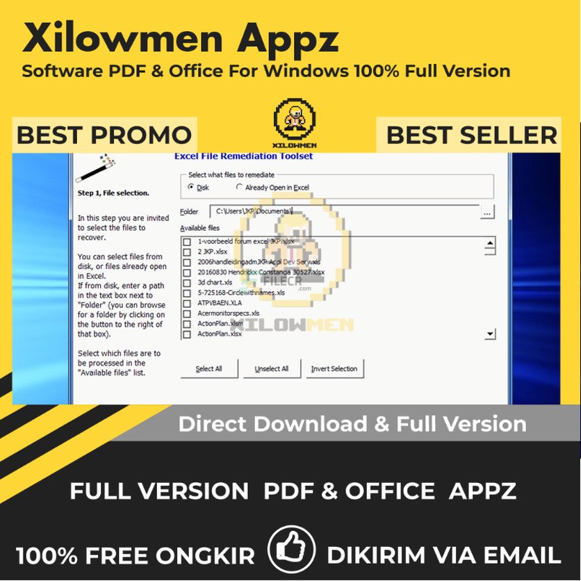 [Full Version]  Excel File Remediation Tool Pro PDF Office Lifetime Win OS