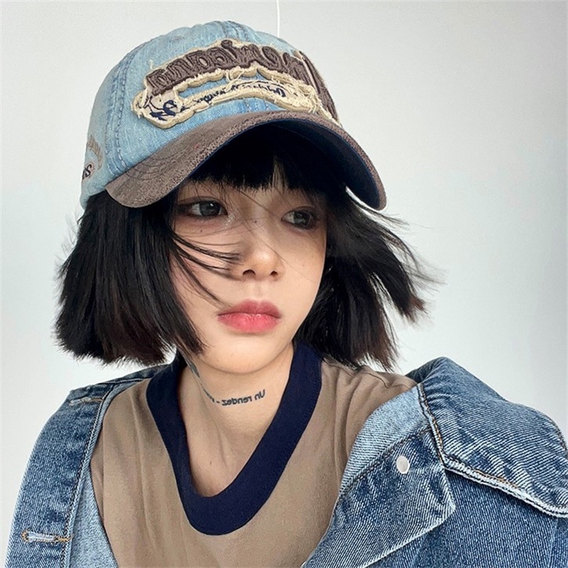 (Hello Girl)MZ03 Topi Baseball Americano Hat Cap Casual Sport Pria Wanita Import