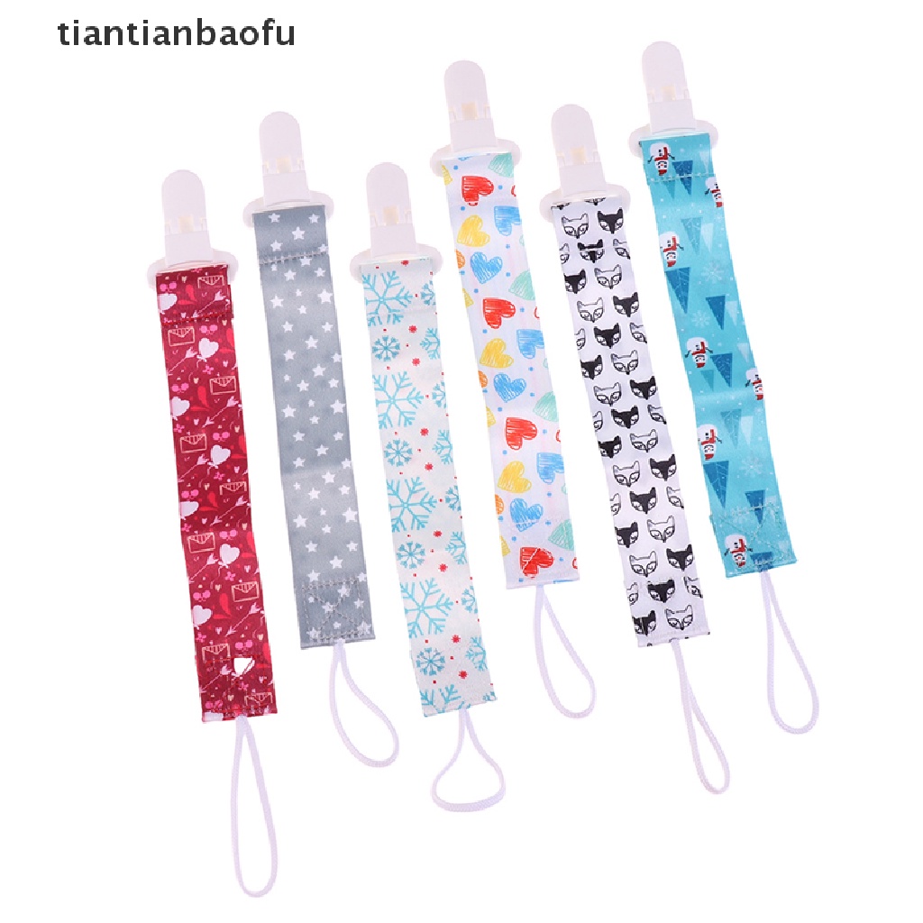 [tiantianbaofu] 1pc Klip Dot Bayi Rantai Dummy Clip Nipple Holder Untuk Nipples Boutique